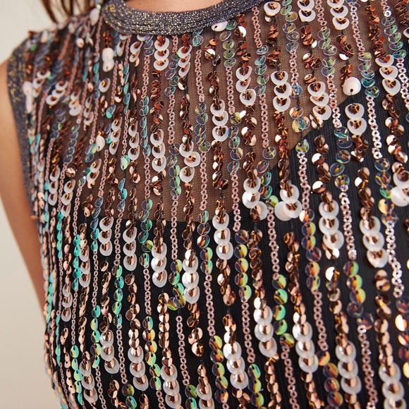 Anthropologie Corey Lynn Calter Sequined Dress - Picture 2 of 5